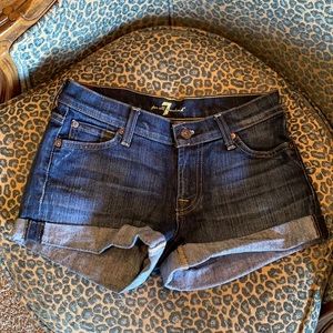 7 for All Mankind denim shorts